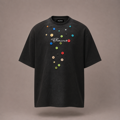 Waffle Button Tee