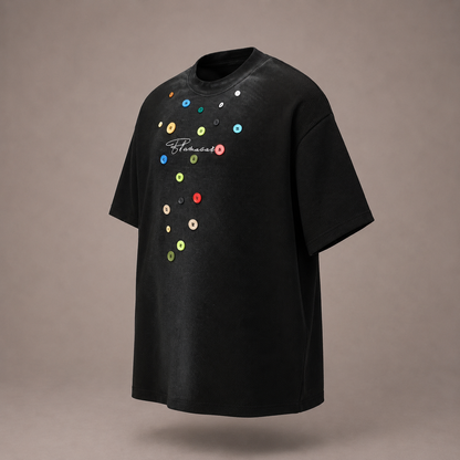 Waffle Button Tee