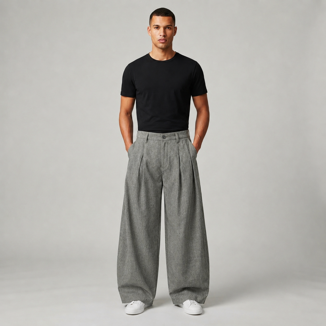 Pleated Wide pant