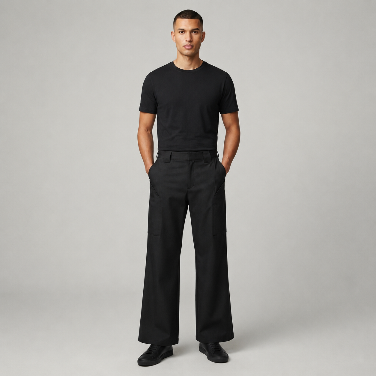 Cargo Flare Pants