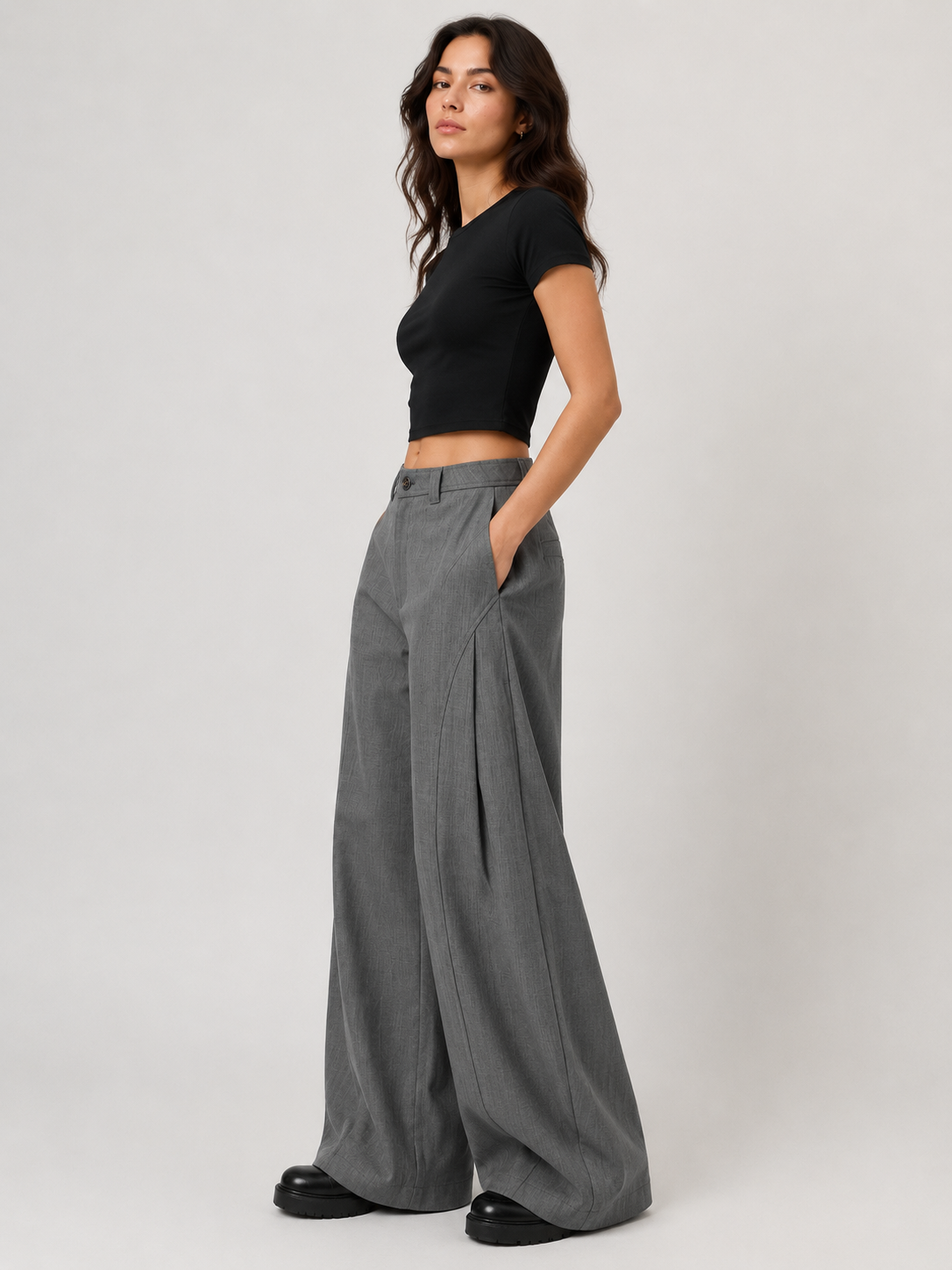 Curve Wide Pants