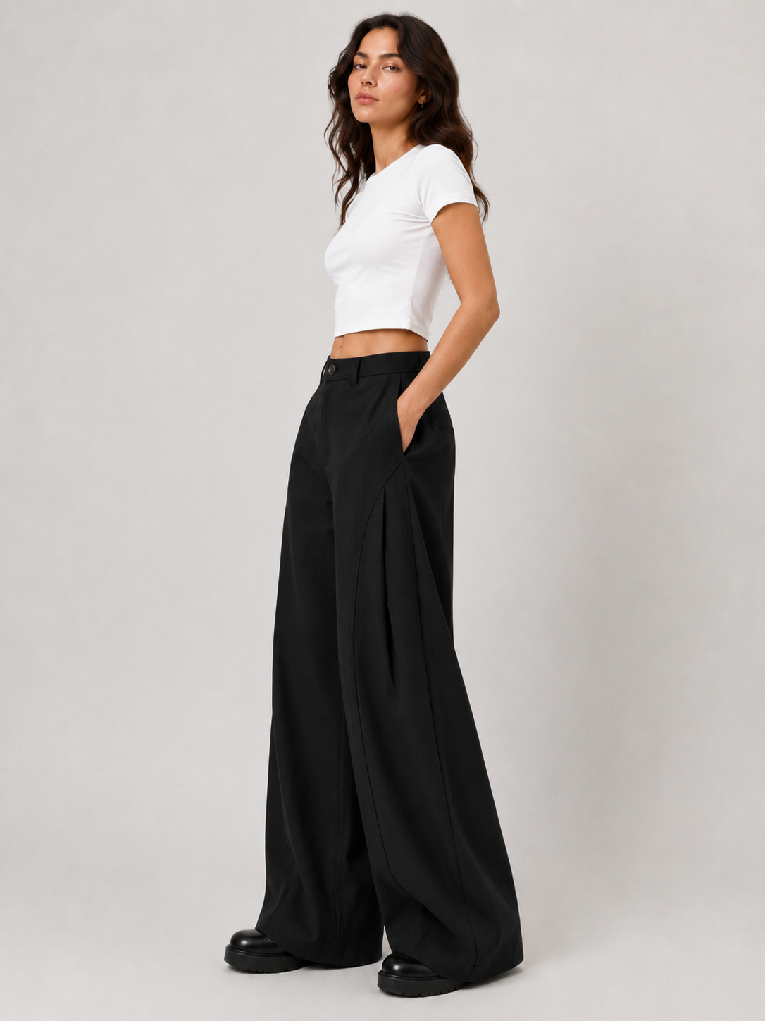 Curve Wide Pants