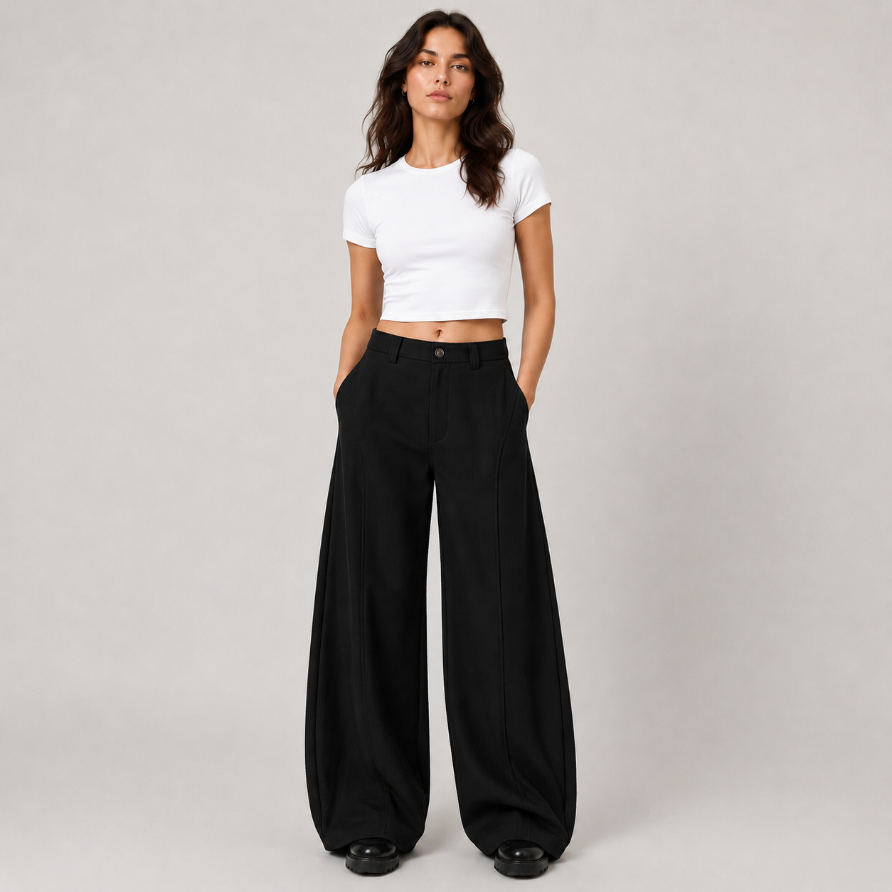 Curve Wide Pants