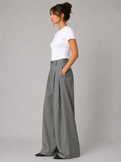 Pleated Wide pant