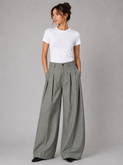 Pleated Wide pant