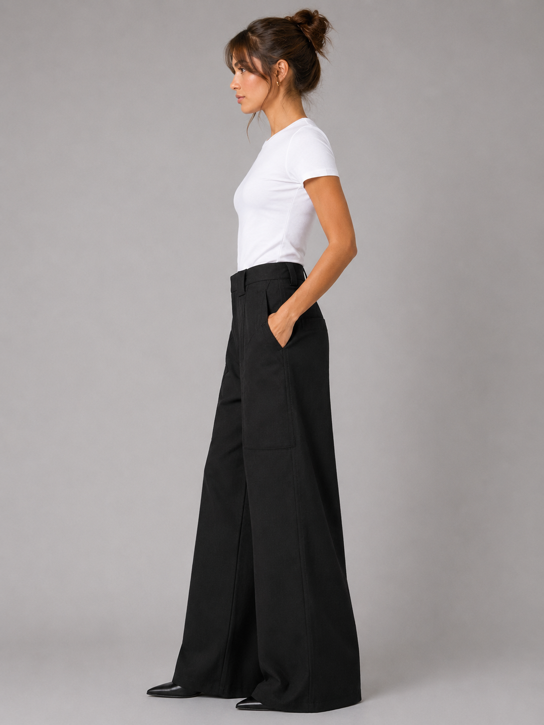 Cargo Flare Pants