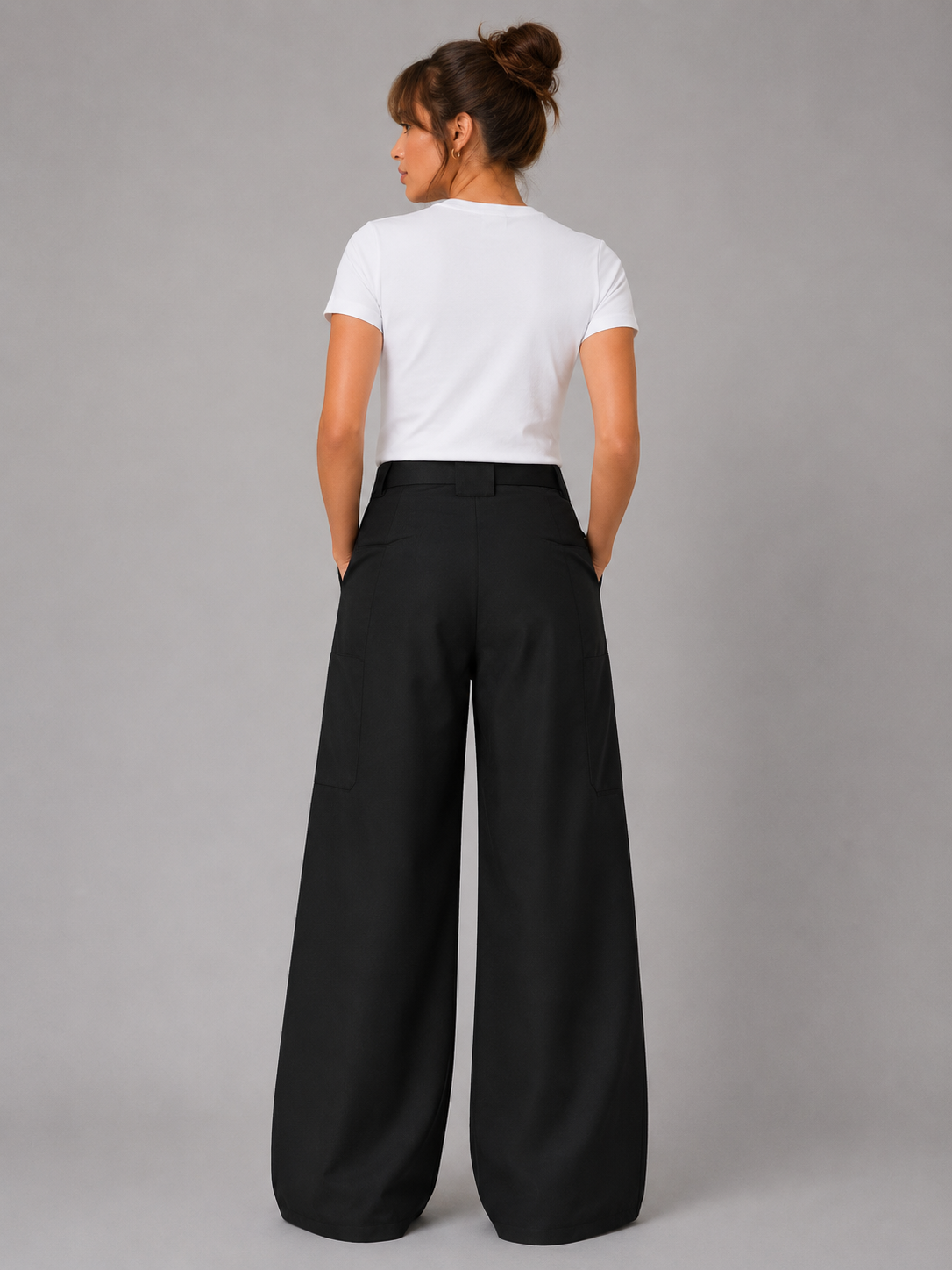 Cargo Flare Pants