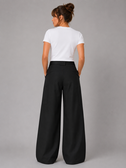 Cargo Flare Pants