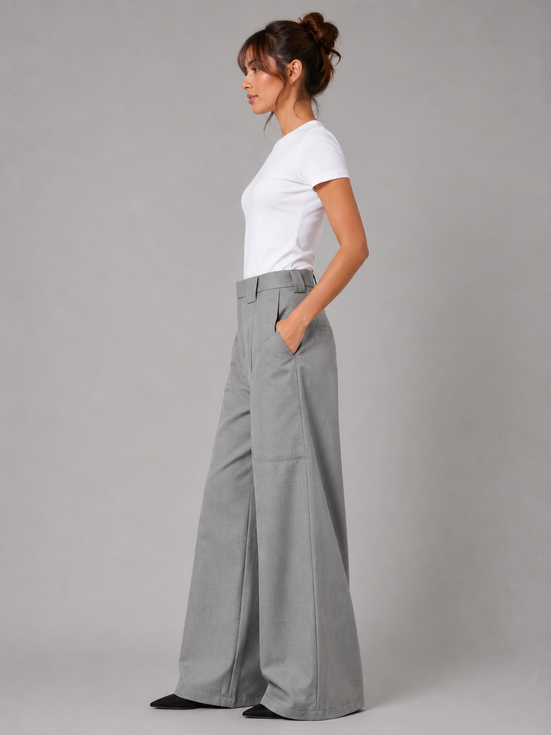 Cargo Flare Pants