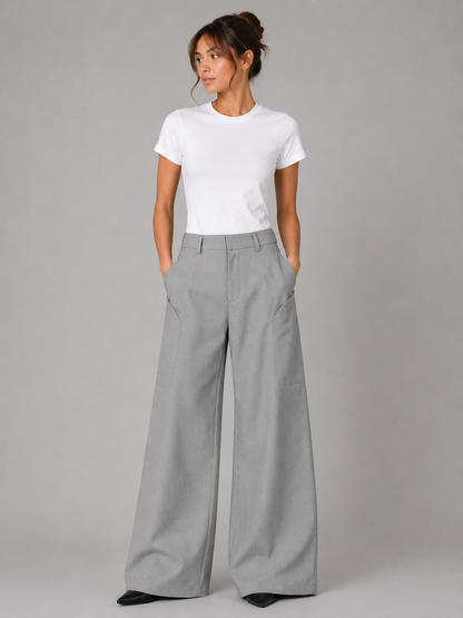 Cargo Flare Pants