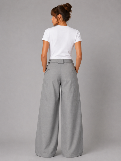 Cargo Flare Pants