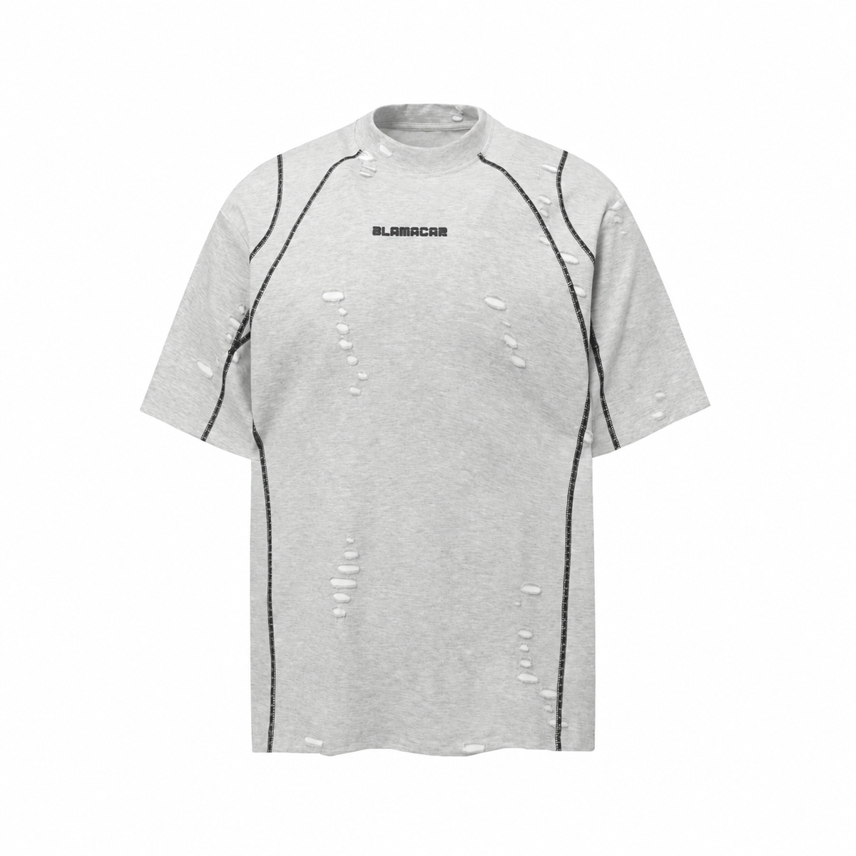 Scarline Distress Seam Tshirt