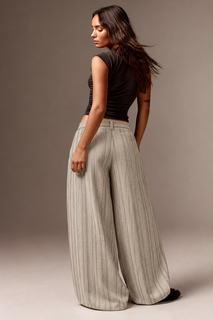Chevron Cut Trousers