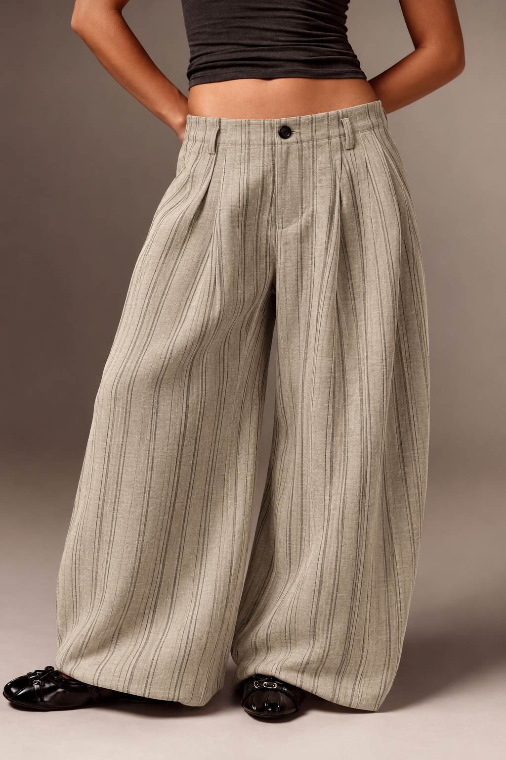 Chevron Cut Trousers