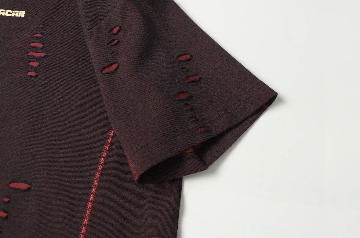 Scarline Distress Seam Tshirt