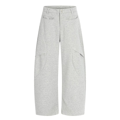 Arc Panel Wide-Leg Sweatpants