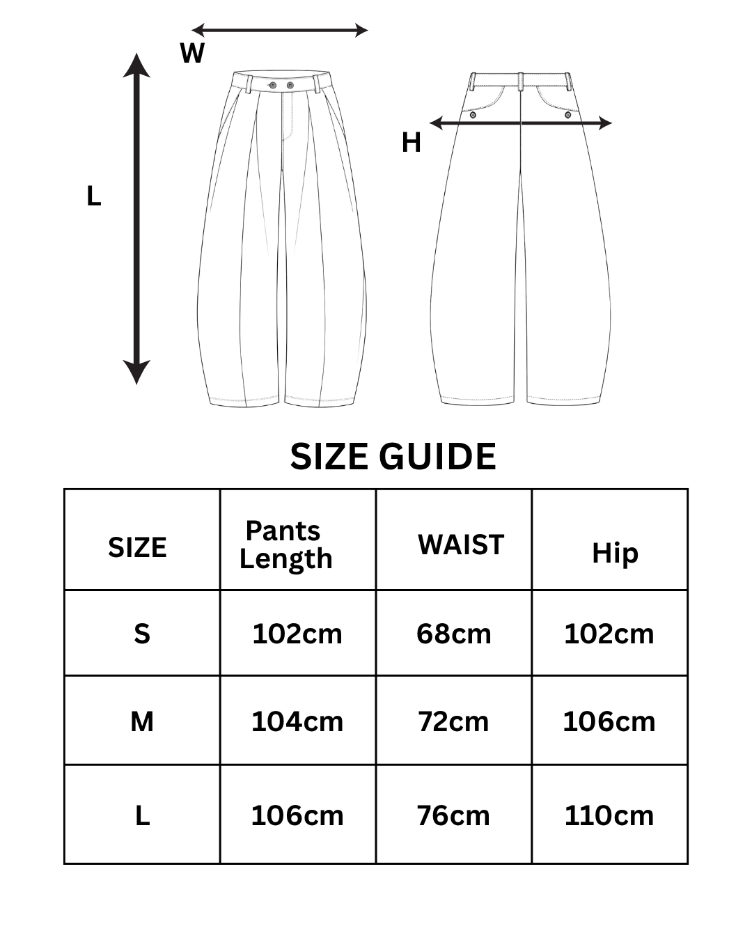 Double Button Pants
