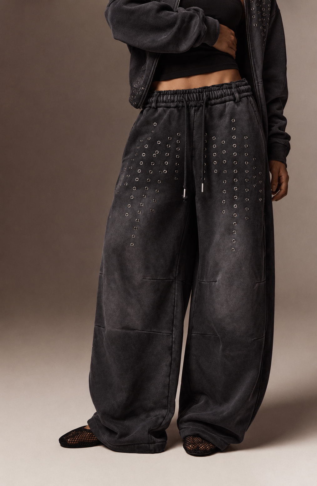 Eyelet Trousers