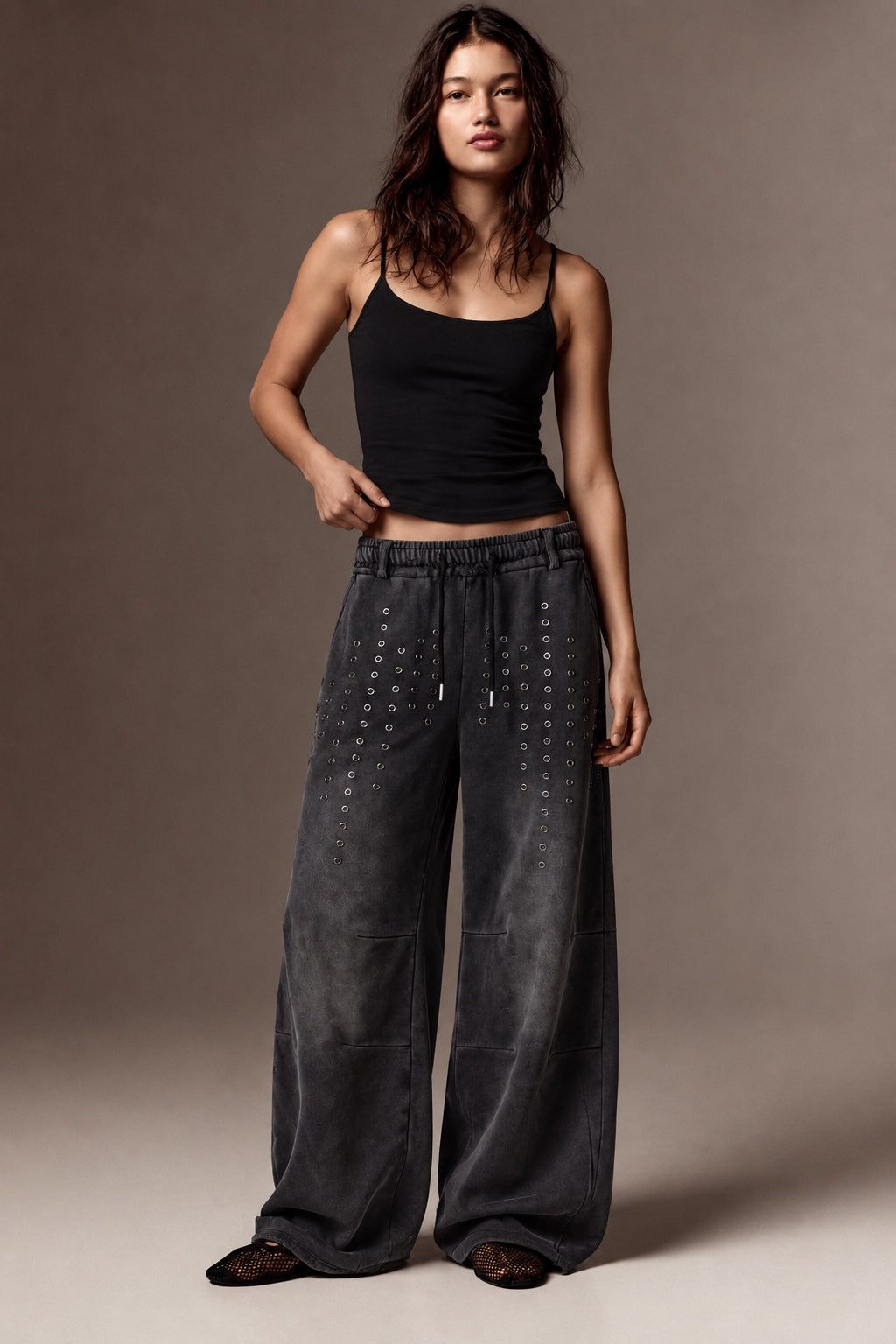 Eyelet Trousers