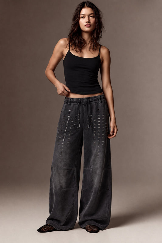 Eyelet Trousers