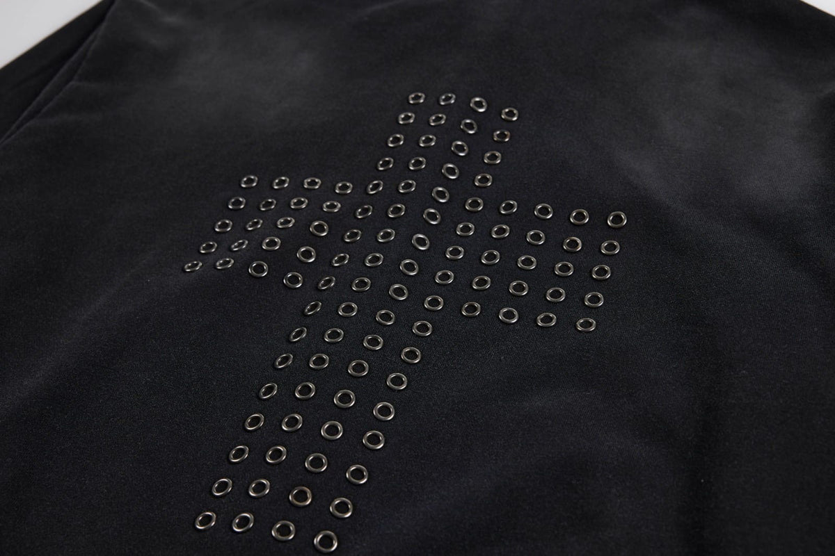 Eyelet Zip Hoodie