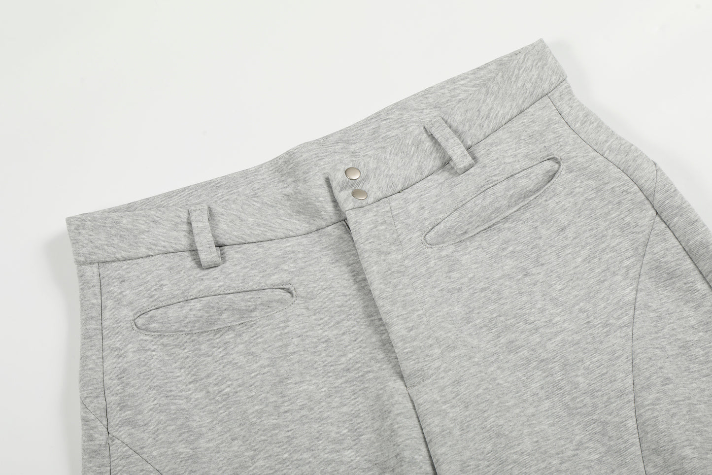 Arc Panel Wide-Leg Sweatpants