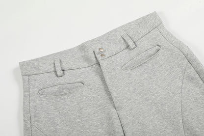 Arc Panel Wide-Leg Sweatpants