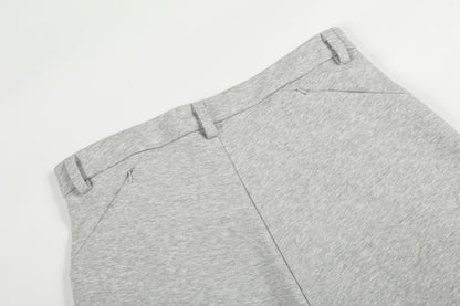 Arc Panel Wide-Leg Sweatpants