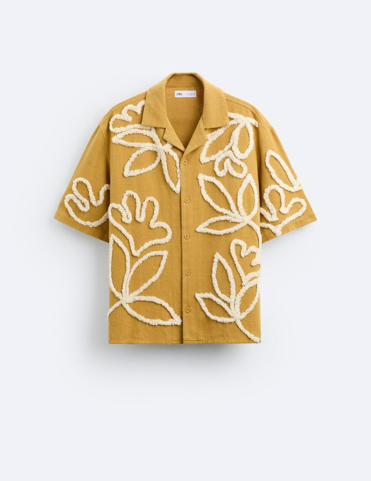 Floral Embroidery Shirt