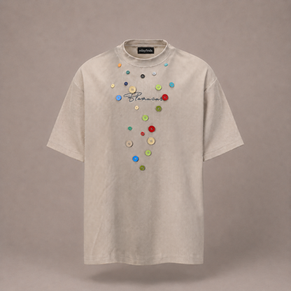 Waffle Button Tee