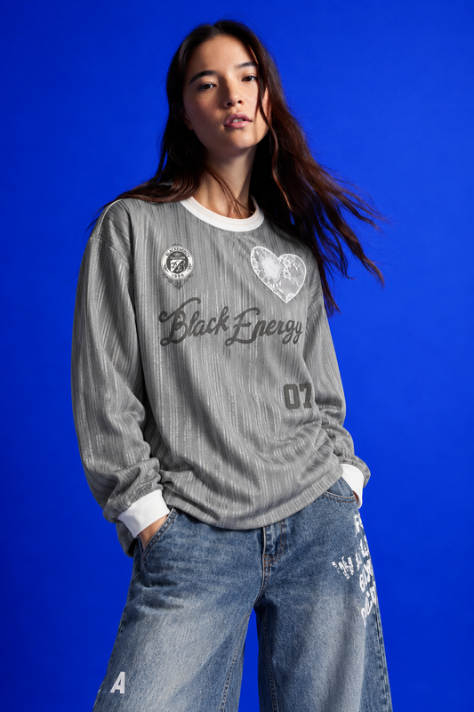 Lace Heart Jersey