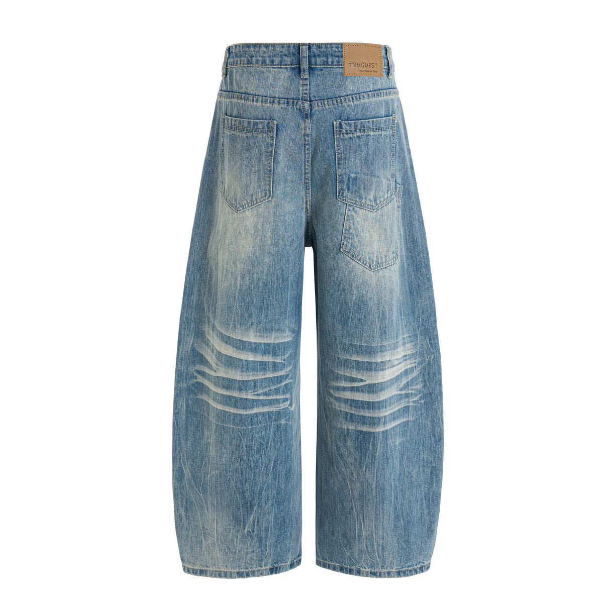Loose Fit Washed Jeans
