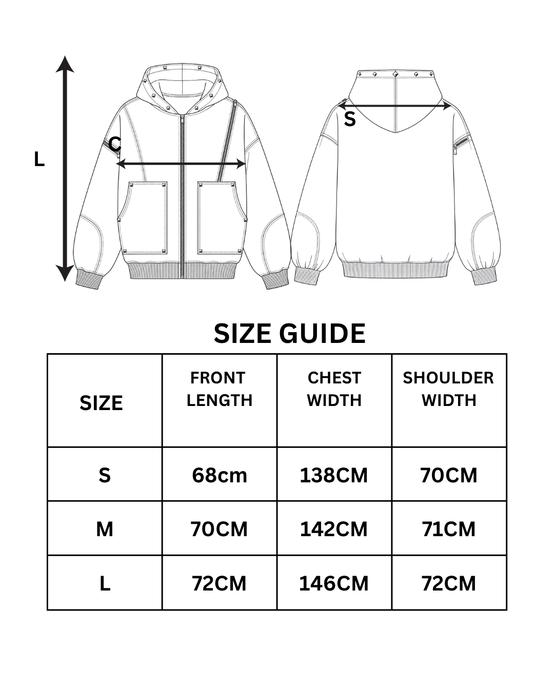 Rivet Zip Hoodie