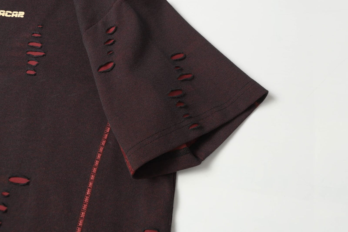 Scarline Distress Seam Tshirt