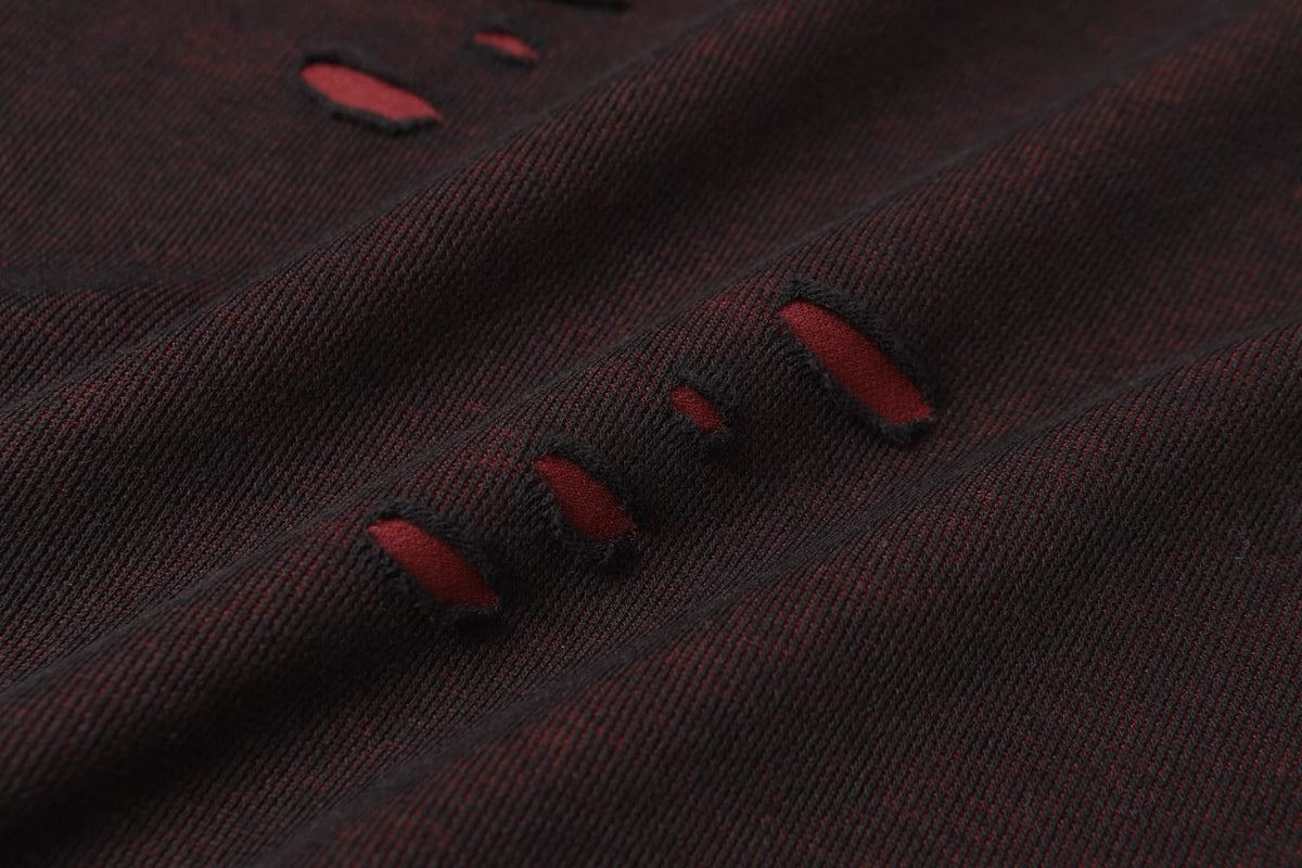 Scarline Distress Seam Tshirt