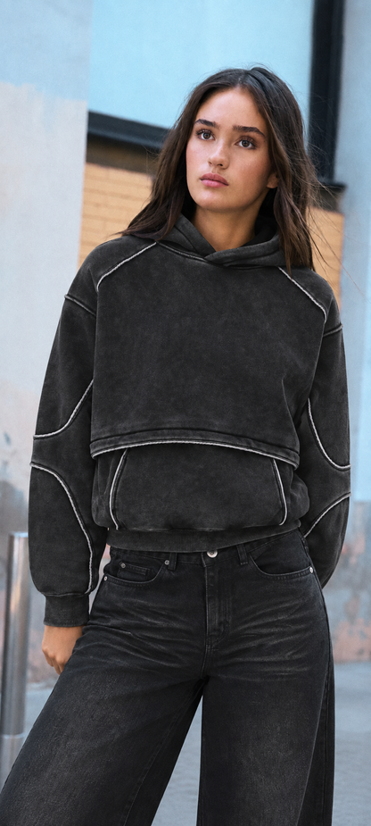 Shadow Panel Hoodie