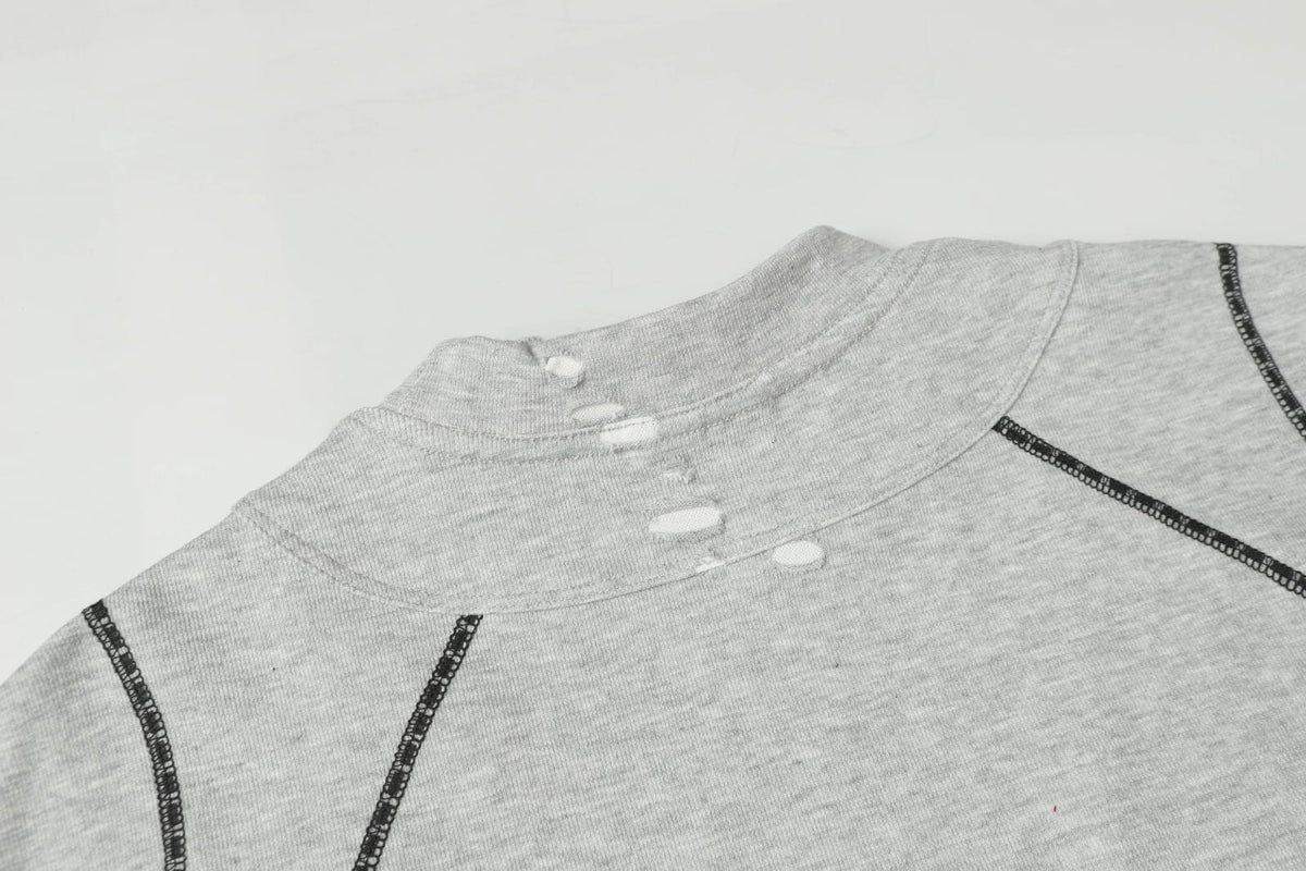 Scarline Distress Seam Tshirt