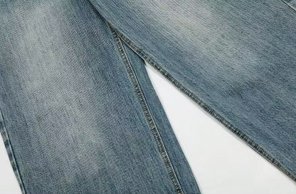 Printed Baggy Jeans