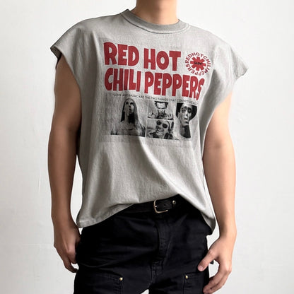 Red Hot Chilli Peppers White Graphic T-Shirt
