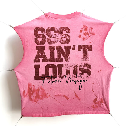 Saint Louis Raw Edge Pink Graphic T-Shirt