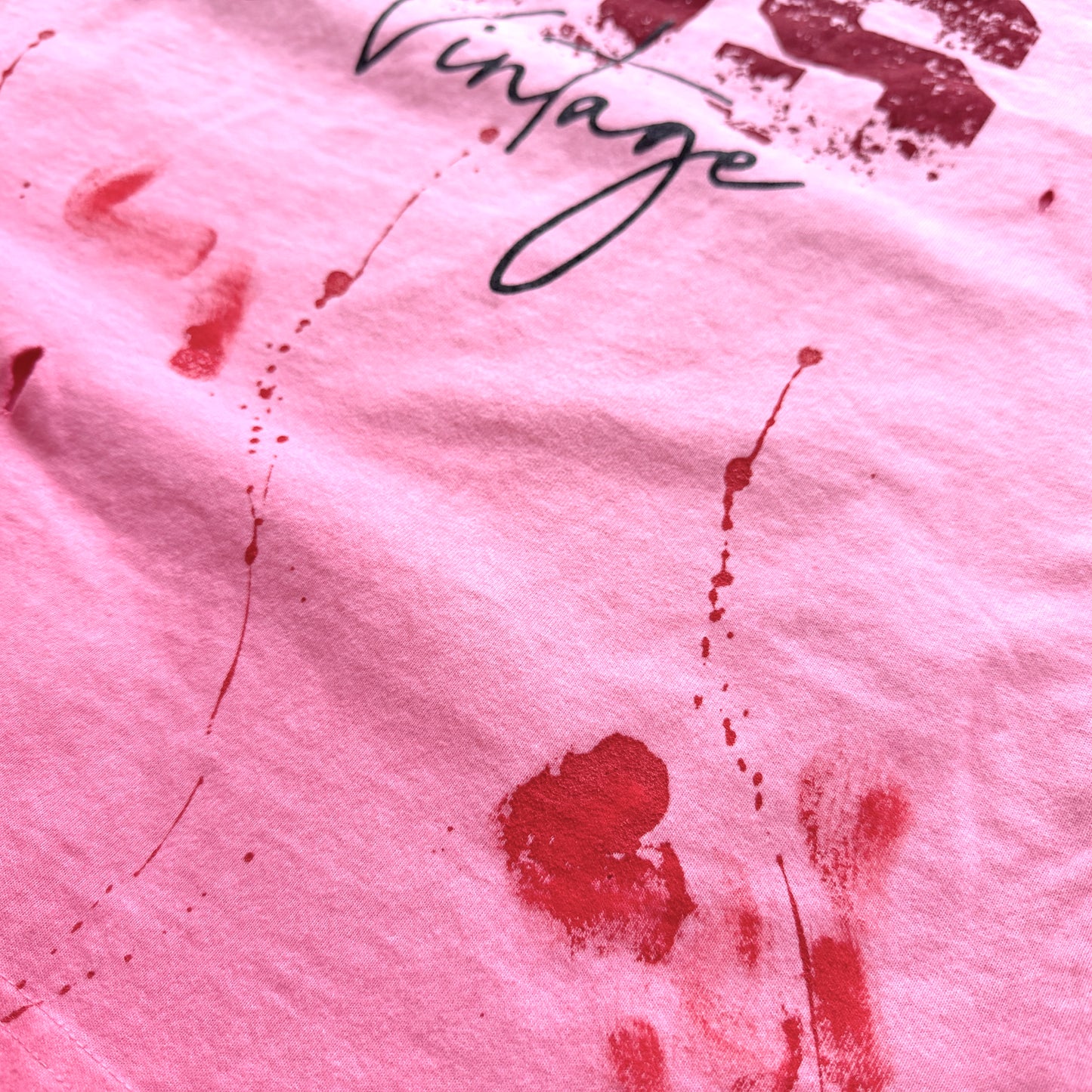 Saint Louis Distressed Pink Oversized T-Shirt