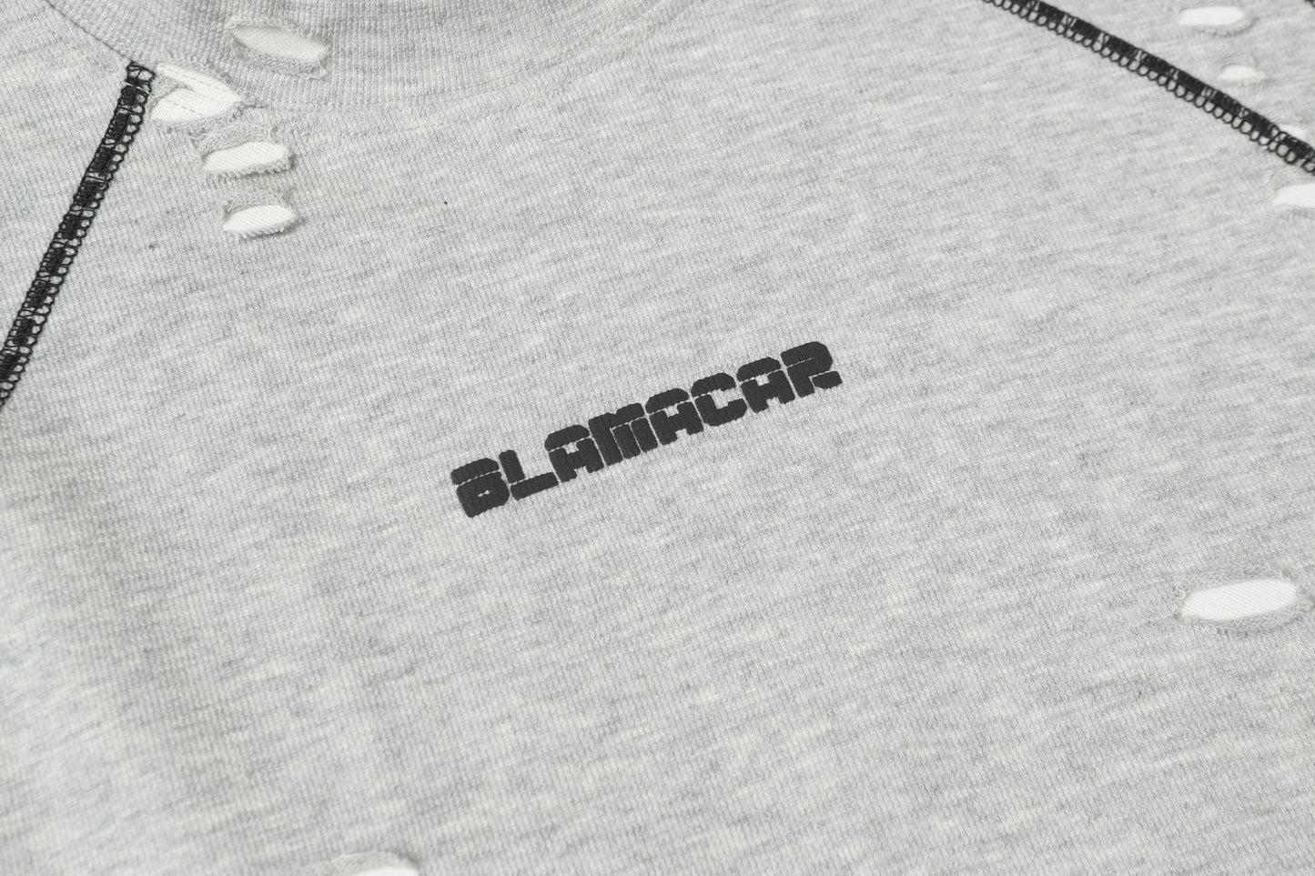 Scarline Distress Seam Tshirt
