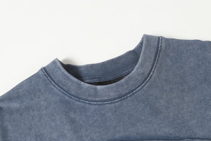 Acid Wash Panelled Oversized T-Shirt