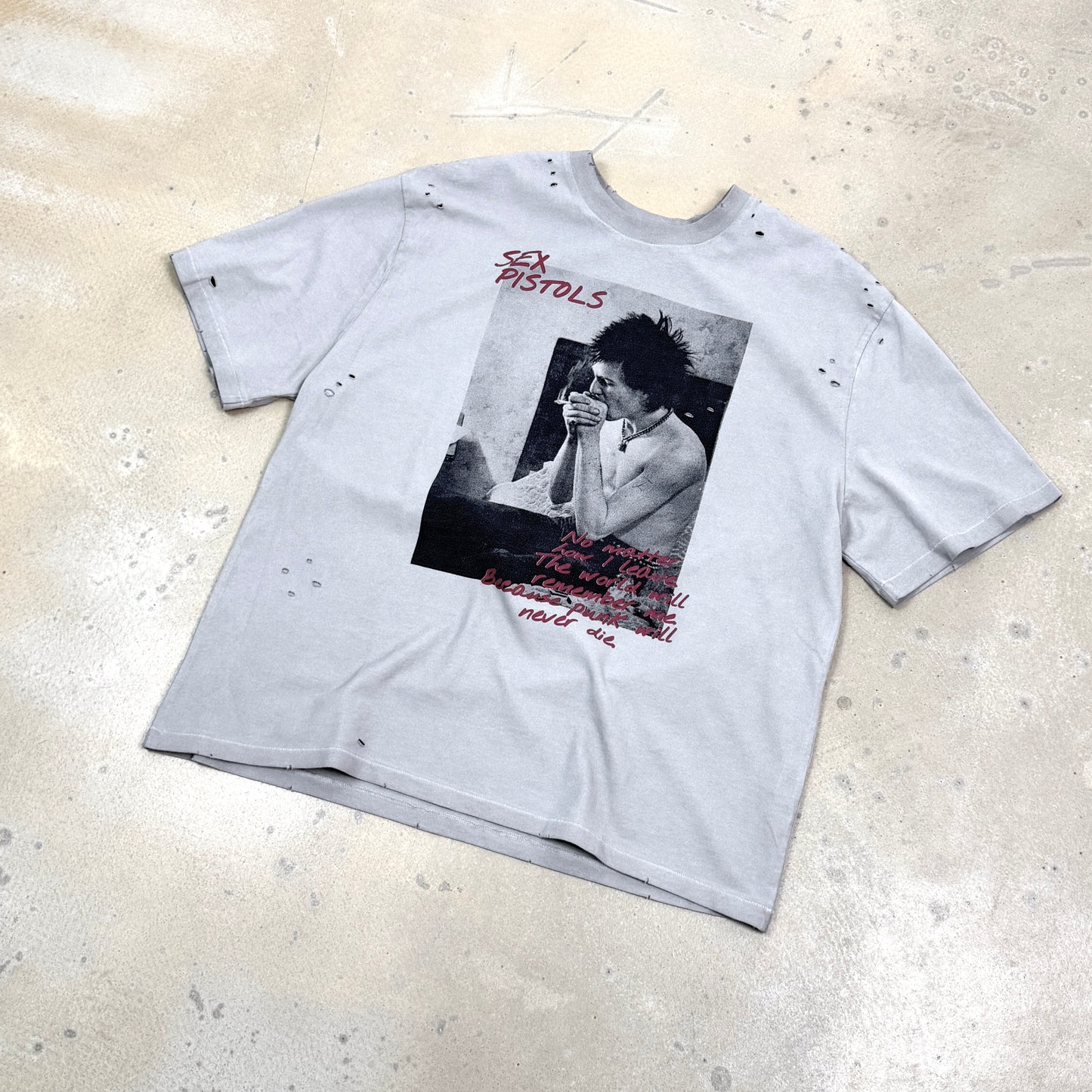 Punk Rock Vintage Graphic Oversized T-Shirt