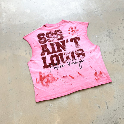 Saint Louis Raw Edge Pink Graphic T-Shirt