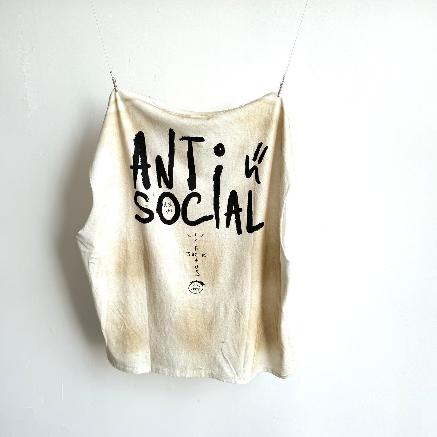 Rebel World Raw Edge Cream T-Shirt