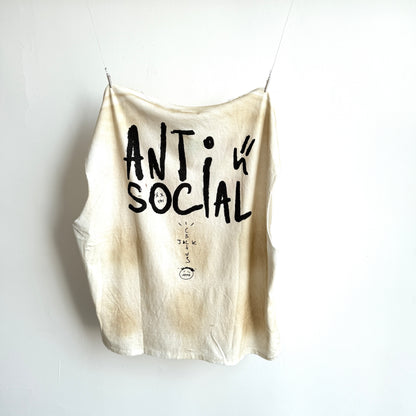 Rebel World Raw Edge Cream T-Shirt
