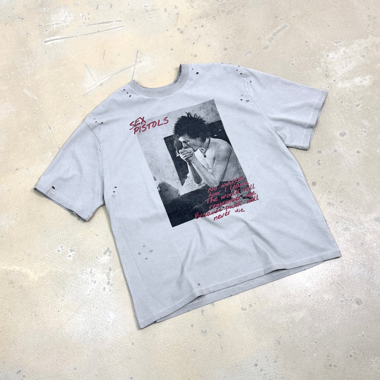 Punk Rock Vintage Graphic Oversized T-Shirt