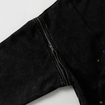 Rivet Zip Hoodie