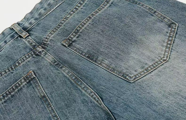 Printed Baggy Jeans